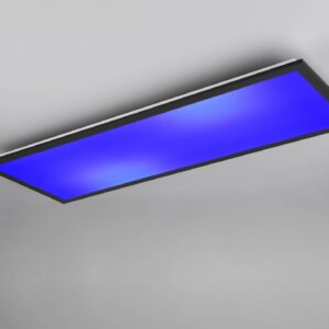 Φωτιστικό Οροφής Μαύρο Ματ 80×30 BETA Reality LED 31W 3350lm RGBW+CCT Dimmable με Χειριστήριο – R67668032