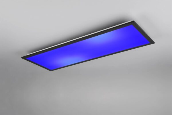 Φωτιστικό Οροφής Μαύρο Ματ 80×30 BETA Reality LED 31W 3350lm RGBW+CCT Dimmable με Χειριστήριο – R67668032