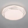 Πλαφονιέρα Λευκή με 3D Έναστρο Κάλυμμα Φ37 DIZZY LED 22W 2600lm Dimmable CCT με Τηλεχειριστήριο Reality – R67741100