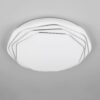 Πλαφονιέρα Λευκή με 3D Έναστρο Κάλυμμα Φ37 DIZZY LED 22W 2600lm Dimmable CCT με Τηλεχειριστήριο Reality – R67741100