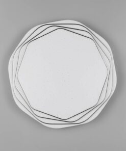 Πλαφονιέρα Λευκή με 3D Έναστρο Κάλυμμα Φ37 DIZZY LED 22W 2600lm Dimmable CCT με Τηλεχειριστήριο Reality – R67741100