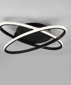 Φωτιστικό Οροφής LANE Reality LED 27W 3500lm 4000K Περιστρεφόμενο Step Dimmable Χρώματος Μαύρο Ματ – R67802132