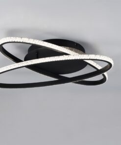 Φωτιστικό Οροφής LANE Reality LED 27W 3500lm 4000K Περιστρεφόμενο Step Dimmable Χρώματος Μαύρο Ματ – R67802132