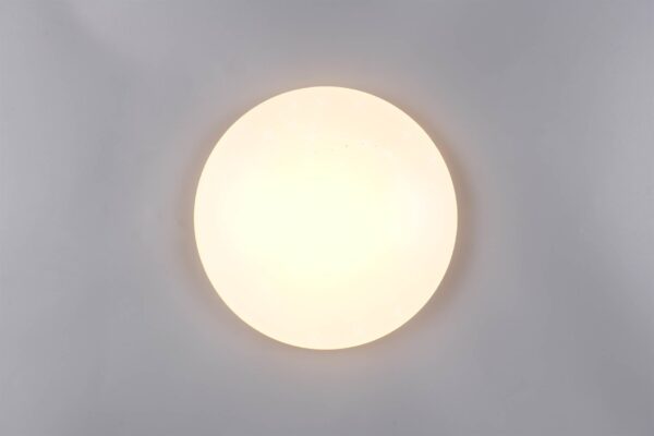 Πλαφονιέρα Λευκή Έναστρο Κάλυμμα Φ37 POLLUX LED 15W 1500lm 3000Κ με Ανιχνευτή Κίνησης IP44 Reality – R67839100