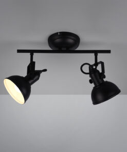 Σποτ Reality 2xE14 Μαύρο Ματ Μεταλλικό R80152032