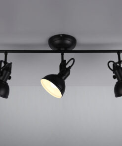 Σποτ Reality 3xE14 Μαύρο Ματ Μεταλλικό R80153032