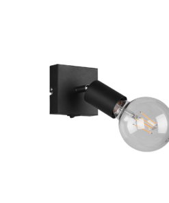 Σποτ Reality E27 Μαύρο Ματ Μεταλλικό R80181732