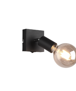 Σποτ Reality E27 Μαύρο Ματ Μεταλλικό R80181732