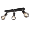 Σποτ Reality   3xE27 Μαύρο Ματ Μεταλλικό    R80183032