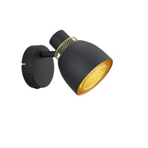Επιτοίχιο Φωτιστικό Trio Lighting 1xE14 Μαύρου Χρώματος – R80811032