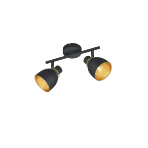 Φωτιστικό Οροφής Trio Lighting 2xE14 Μαύρου Χρώματος – R80812032