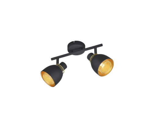 Φωτιστικό Οροφής Trio Lighting 2xE14 Μαύρου Χρώματος – R80812032