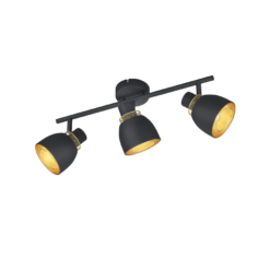 Φωτιστικό Οροφής Trio Lighting 3xE14 Μαύρου Χρώματος – R80813032