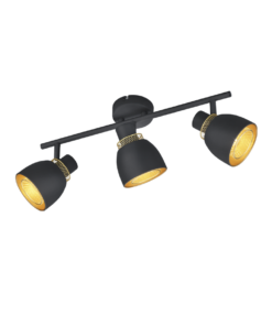 Φωτιστικό Οροφής Trio Lighting 3xE14 Μαύρου Χρώματος – R80813032