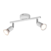 Σποτ Reality 2xGU10   Λευκό Ματ Μεταλλικό    – R80912031