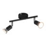 Σποτ Reality 2xGU10   Μαύρο Ματ Μεταλλικό    – R80912032