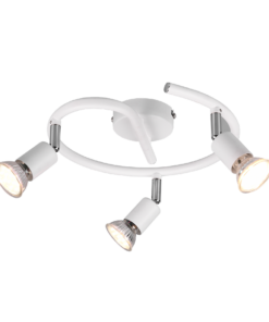 Σποτ Reality 3xGU10 Λευκό Ματ Μεταλλικό – R80913931