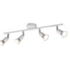 Σποτ Reality 4xGU10   Λευκό Ματ Μεταλλικό    – R80914031