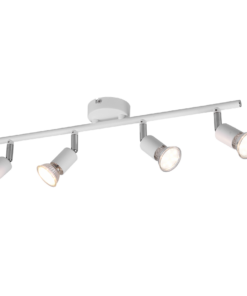 Σποτ Reality 4xGU10 Λευκό Ματ Μεταλλικό – R80914031
