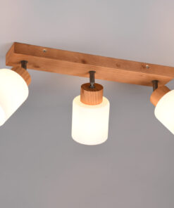 Φωτιστικό Spot Reality ASSAM 3x E14 Φυσικό Ξύλο – R81113030