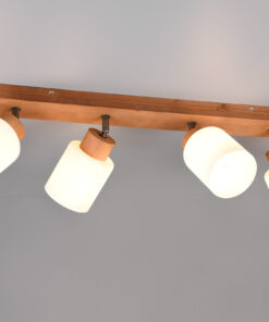 Φωτιστικό Spot Reality ASSAM 4x E14 Φυσικό Ξύλο – R81114030