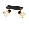 Φωτιστικό Οροφής Trio Lighting 2xE14 Μαύρου Χρώματος – R81382080