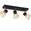 Φωτιστικό Οροφής Trio Lighting 3xE14 Μαύρου Χρώματος – R81383080