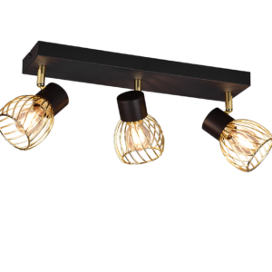 Φωτιστικό Οροφής Trio Lighting 3xE14 Μαύρου Χρώματος – R81383080