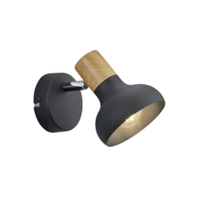 Επιτοίχιο Φωτιστικό Trio Lighting 1xE14 Μαύρου Χρώματος – R81521032