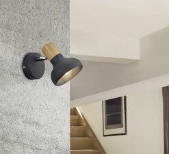 Επιτοίχιο Φωτιστικό Trio Lighting 1xE14 Μαύρου Χρώματος – R81521032