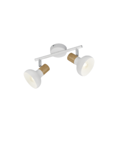 Φωτιστικό Οροφής Trio Lighting 2xE14 Λευκού Χρώματος – R81522031
