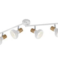 Φωτιστικό Οροφής Trio Lighting 4xE14 Λευκού Χρώματος – R81524031