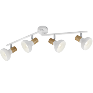 Φωτιστικό Οροφής Trio Lighting 4xE14 Λευκού Χρώματος – R81524031
