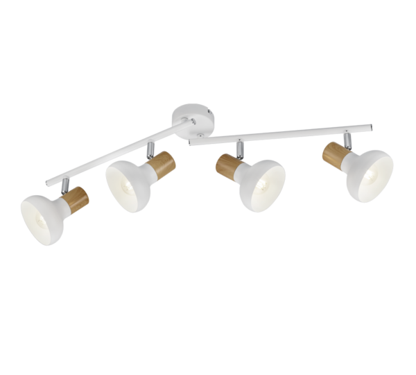 Φωτιστικό Οροφής Trio Lighting 4xE14 Λευκού Χρώματος - R81524031