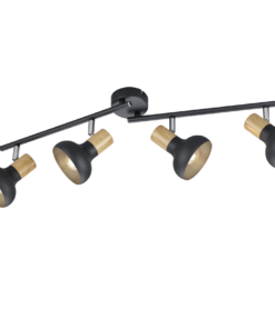 Φωτιστικό Οροφής Trio Lighting 4xE14 Μαύρου Χρώματος – R81524032