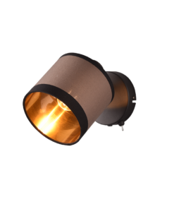 Επιτοίχιο Φωτιστικό Trio Lighting 1xE14 Καφέ Χρώματος – R81551741