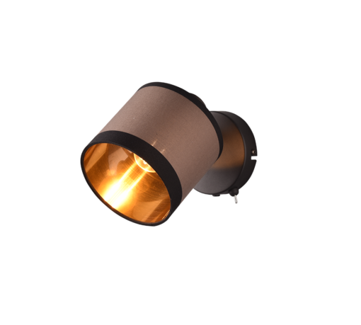 Επιτοίχιο Φωτιστικό Trio Lighting 1xE14 Καφέ Χρώματος – R81551741
