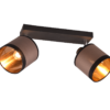 Επιτοίχιο Φωτιστικό Trio Lighting 2xE14 Καφε Χρώματος – R81552041