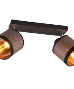 Επιτοίχιο Φωτιστικό Trio Lighting 2xE14 Καφε Χρώματος – R81552041