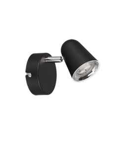 Σποτ Reality LED 3,5W Μαύρο Ματ Πλαστικό 400lm 3000K R82121132
