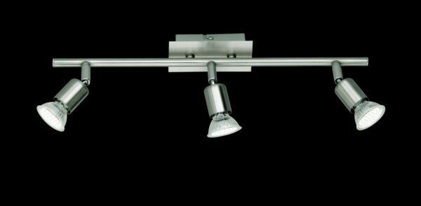 Σποτ Reality LED 3W GU10 Νίκελ Ματ Μεταλλικό 280lm 3000K  R82943107