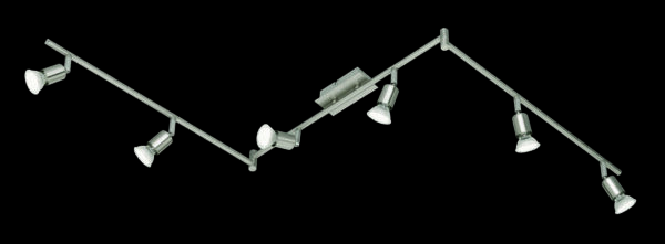 Σποτ Reality LED 3W GU10 Νίκελ Ματ Μεταλλικό 280lm 3000K  R82946107