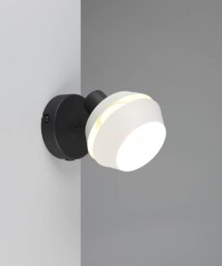 Φωτιστικό Τοίχου/Οροφής με Περιστρεφόμενο Γκρι Σποτ ISLA 1xE14 Reality – R86361076