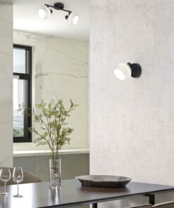 Φωτιστικό Τοίχου/Οροφής με Περιστρεφόμενο Γκρι Σποτ ISLA 1xE14 Reality – R86361076