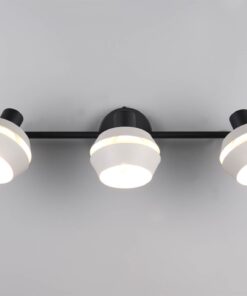 Πολύφωτο Οροφής Μαύρο με Περιστρεφόμενα Γκρι Σποτ ISLA 3xE14 Reality – R86363076
