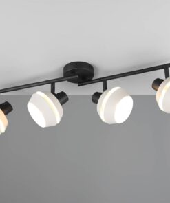 Πολύφωτο Οροφής με Περιστρεφόμενα Γκρι Σποτ ISLA 4xE14 Reality – R86364076
