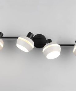 Πολύφωτο Οροφής με Περιστρεφόμενα Γκρι Σποτ ISLA 4xE14 Reality – R86364076
