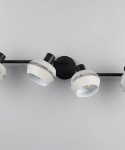Πολύφωτο Οροφής με Περιστρεφόμενα Γκρι Σποτ ISLA 4xE14 Reality – R86364076