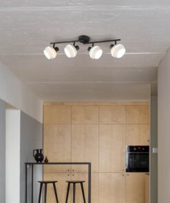 Πολύφωτο Οροφής με Περιστρεφόμενα Γκρι Σποτ ISLA 4xE14 Reality – R86364076