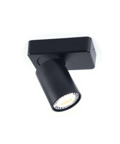 ΕΠΙΤΟΙΧΟ ΦΩΤΙΣΤΙΚΟ 1XGU10 ΜΑΥΡΟ ΑΛΟΥΜΙΝΙΟ 12Χ7X11CM ELITIS ACA DECOR – RA301S12BK